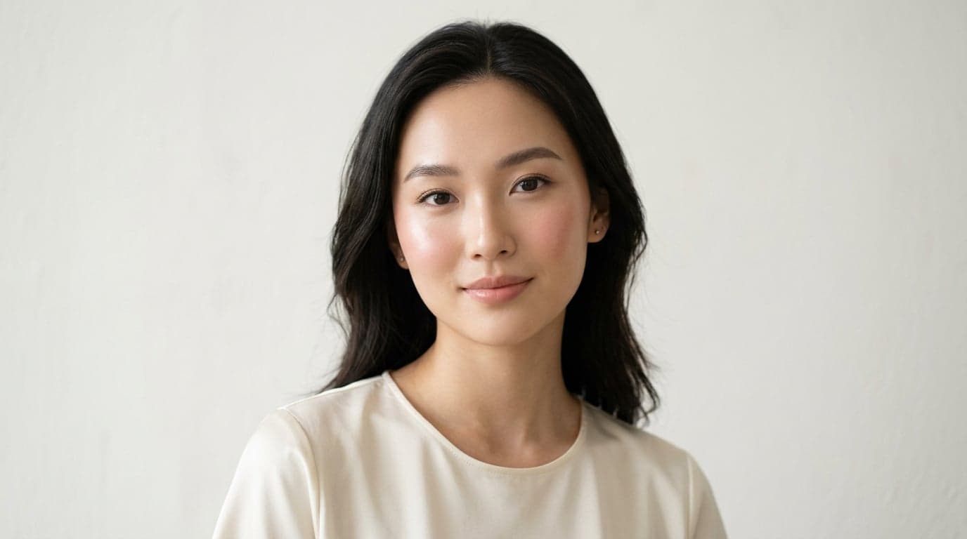 Woman with radiant, healthy skin — Belora personalized beauty