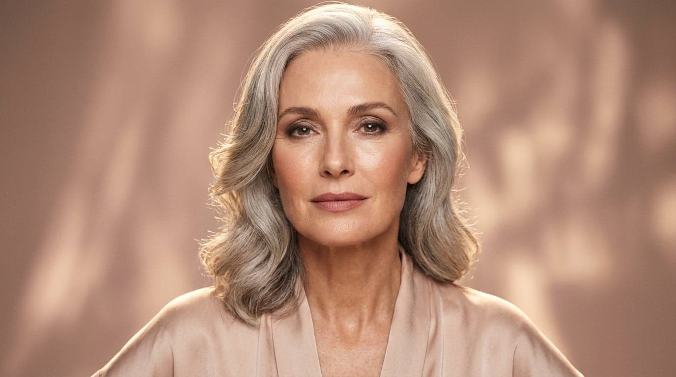 Woman with radiant, healthy skin — Belora personalized beauty