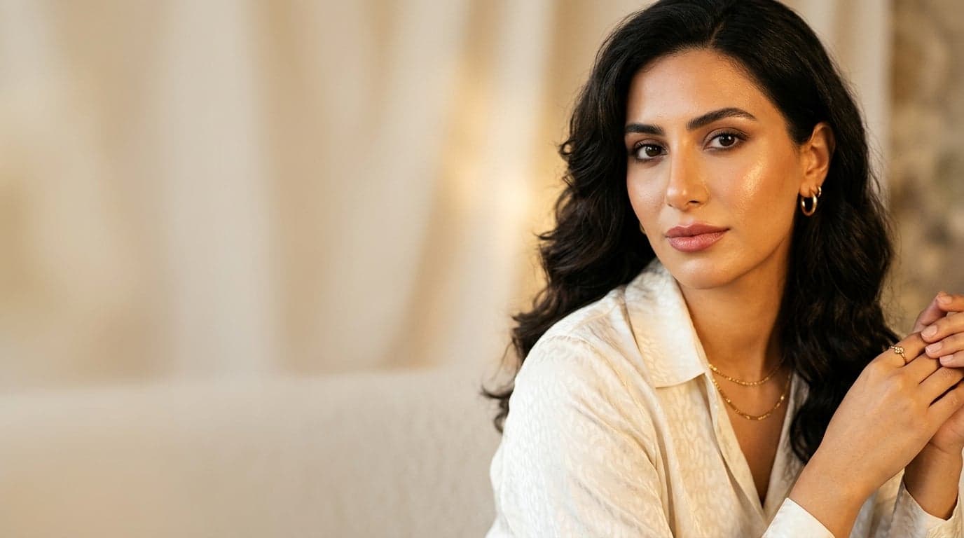 Woman with radiant, healthy skin — Belora personalized beauty
