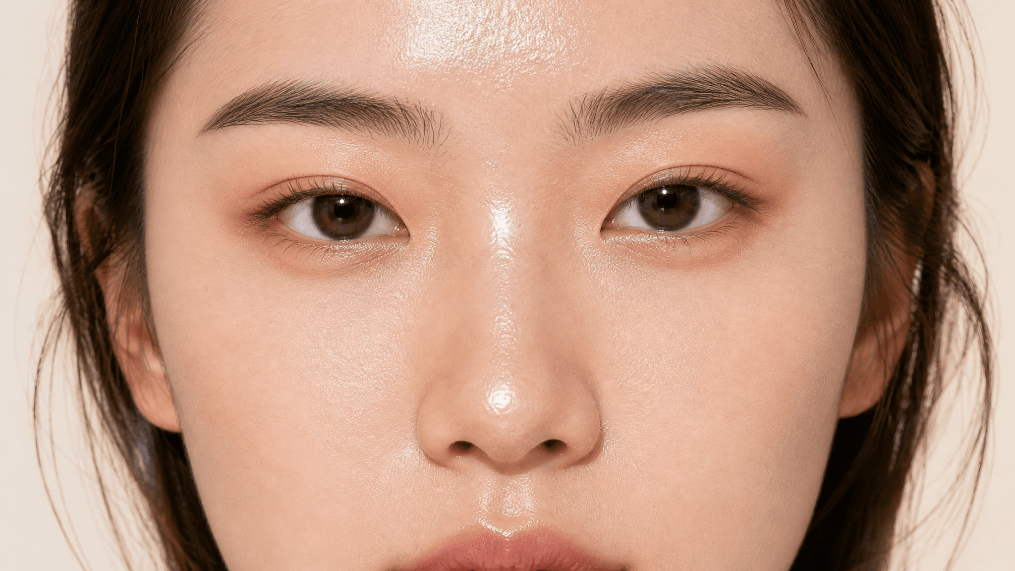 Combination skin type portrait
