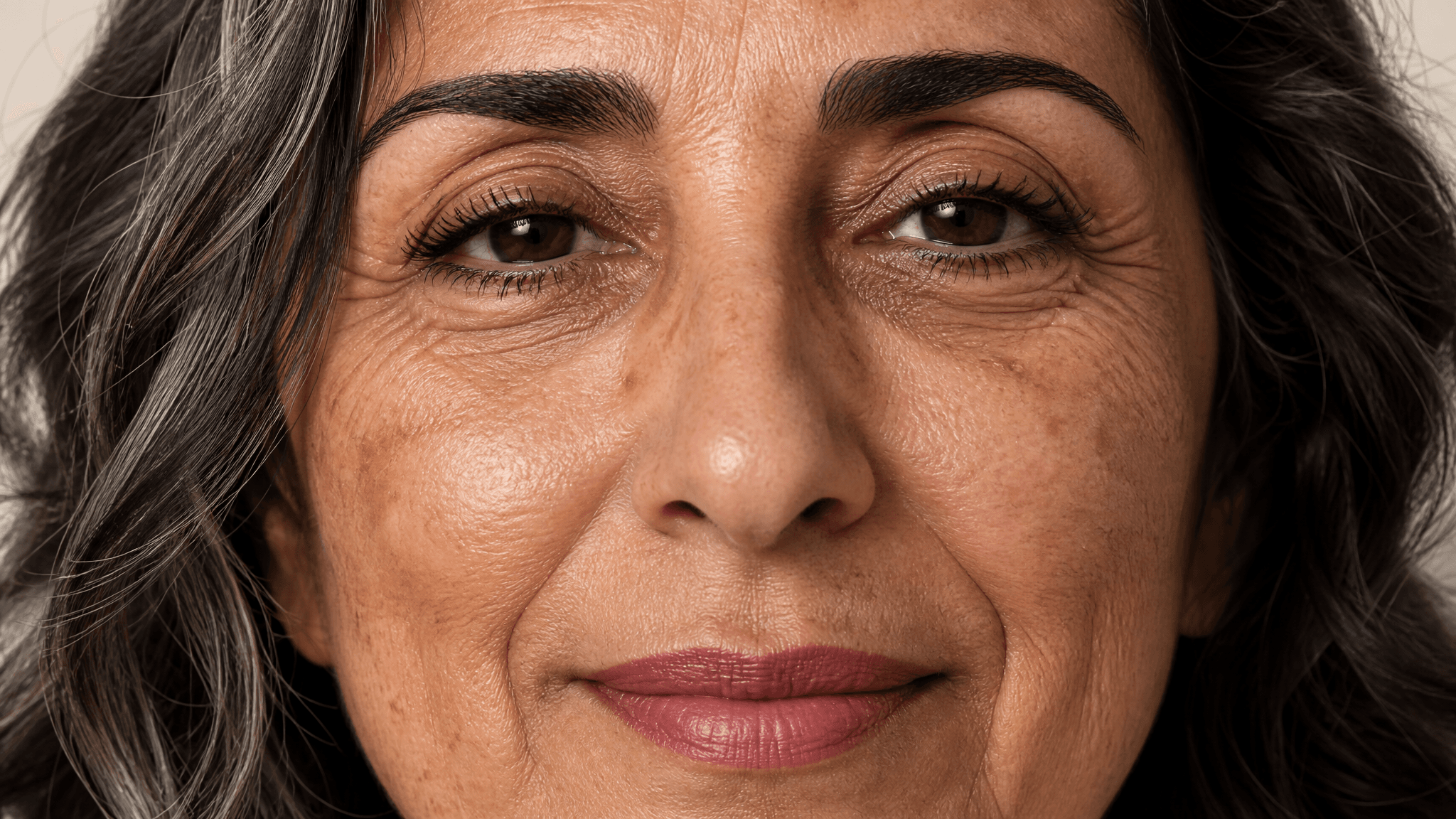Mature & Textured skin type portrait